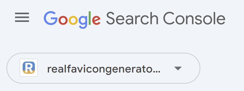 Favicon in Google Search Console