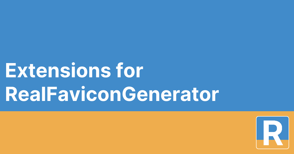 extensions-for-realfavicongenerator