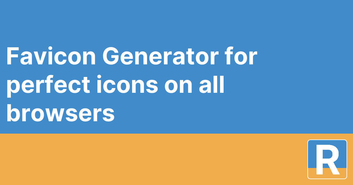 RealFaviconGenerator