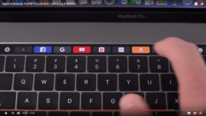 Touch Bar in action